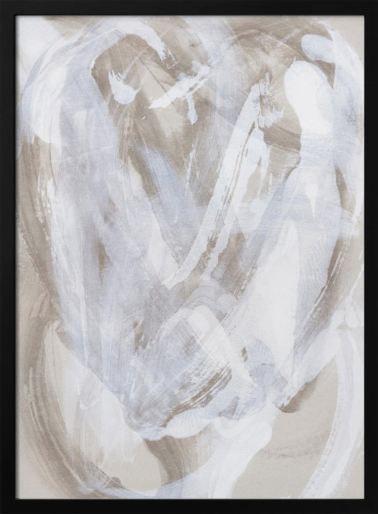 Abstracte penseelstreken 146 | Poster