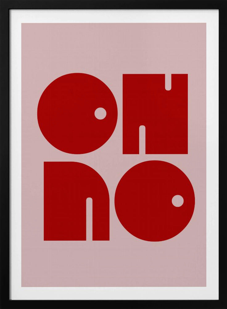 Gedurfde typografische echo | Poster