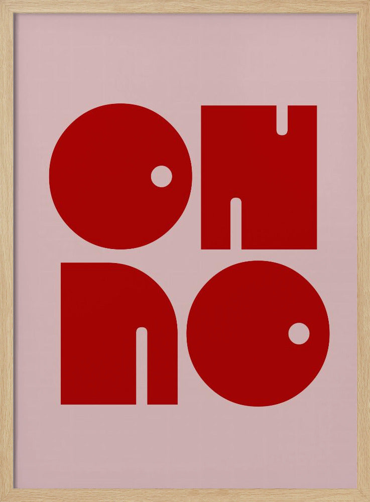 Gedurfde typografische echo | Poster
