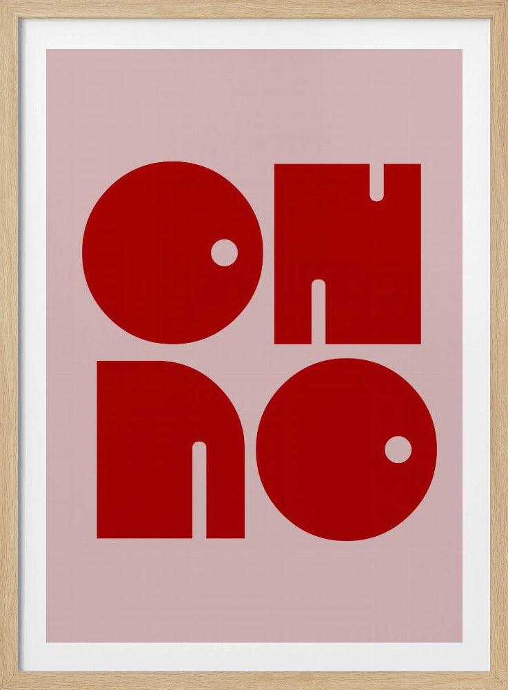 Gedurfde typografische echo | Poster