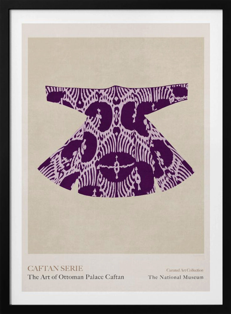 Purple Caftan Elegance | Poster