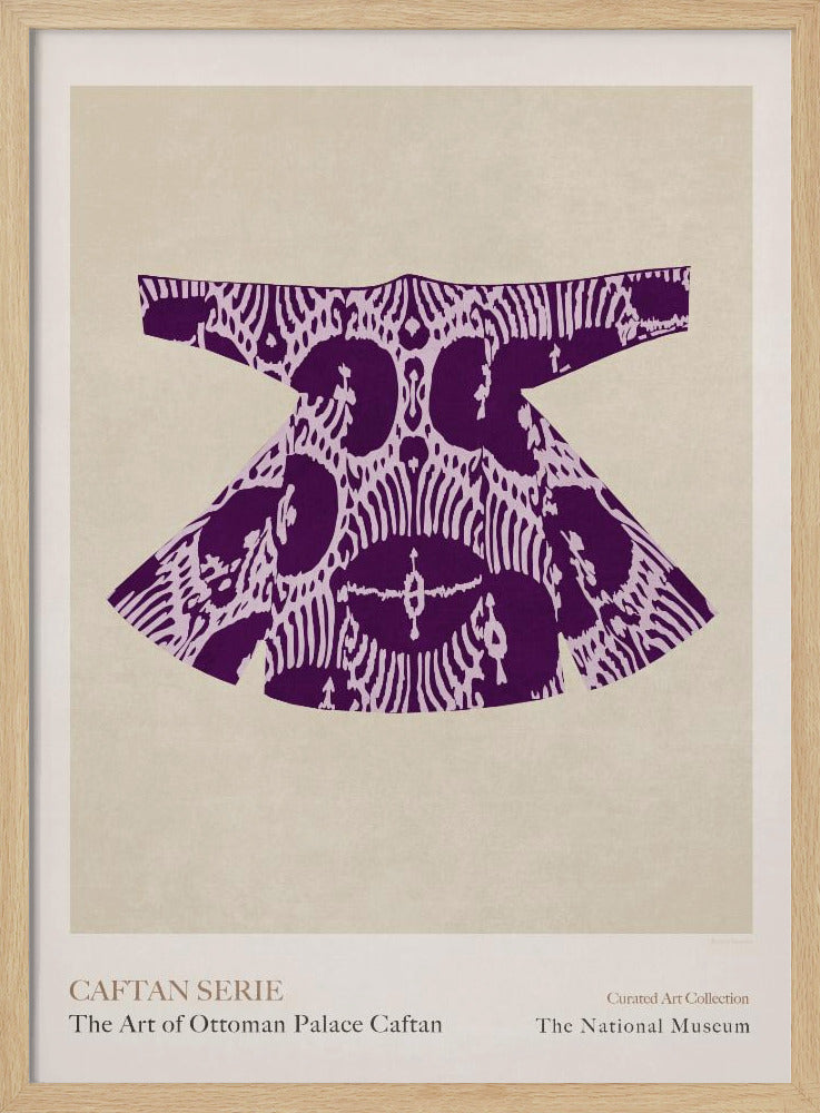 Purple Caftan Elegance | Poster