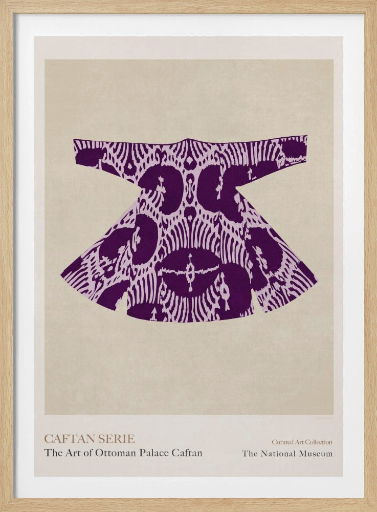 Purple Caftan Elegance | Poster