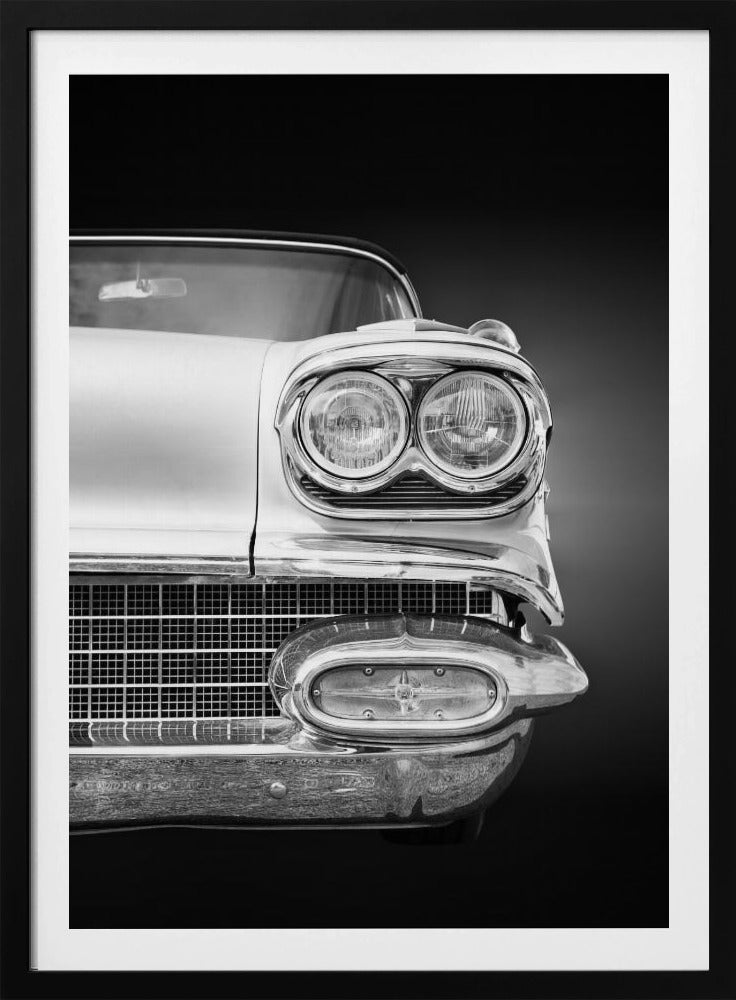 Amerikaanse klassieke auto Bonneville 1958 Cabriolet | Poster