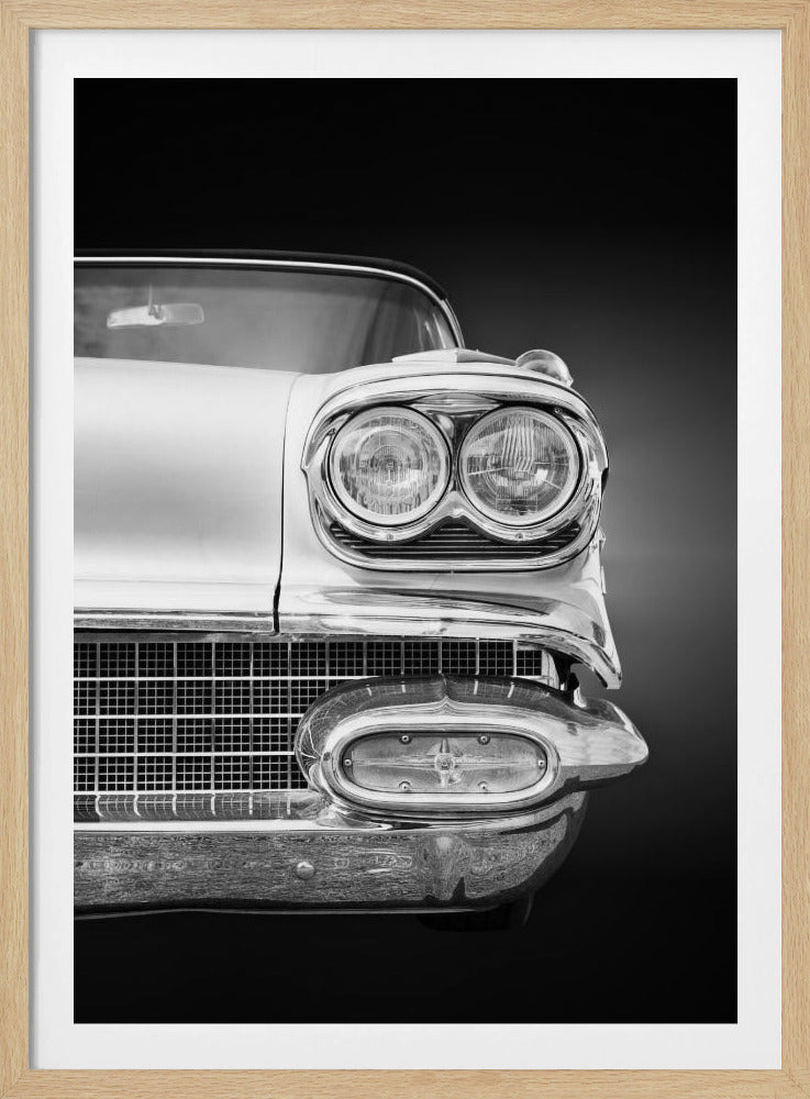 Amerikaanse klassieke auto Bonneville 1958 Cabriolet | Poster