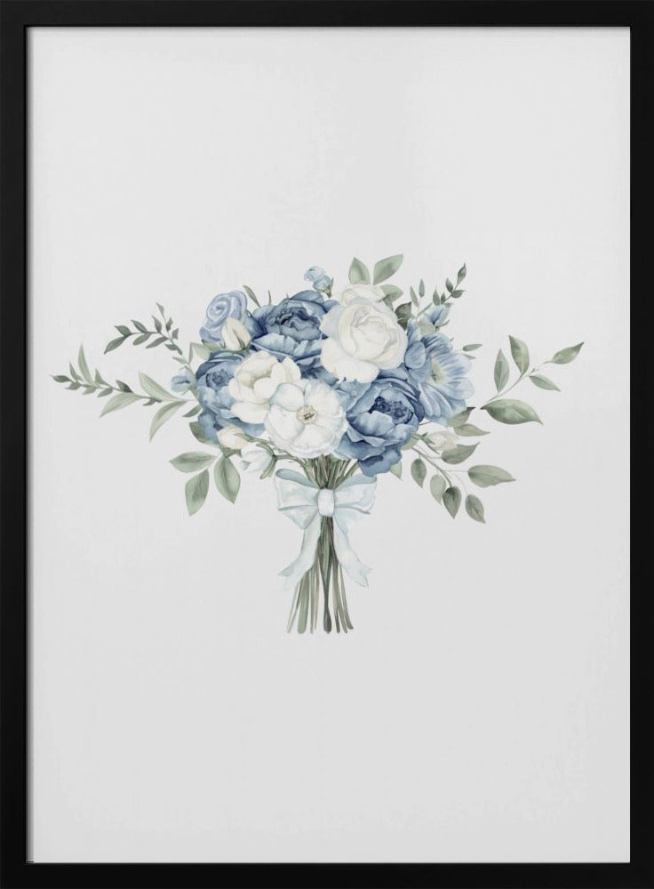 Kustboeket met strik | Poster