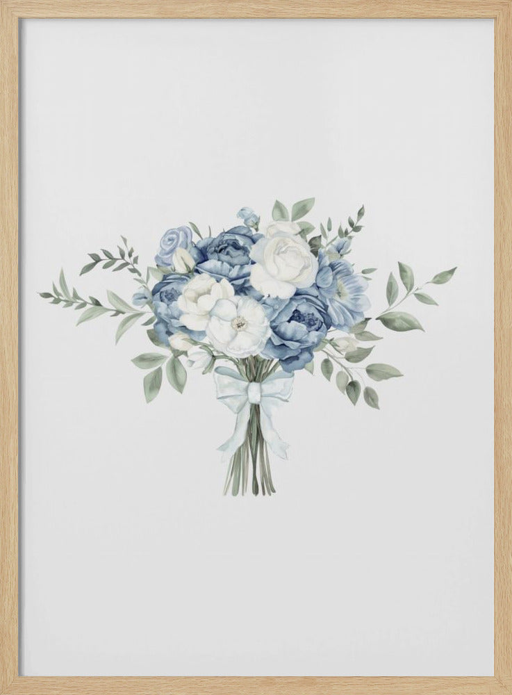 Kustboeket met strik | Poster