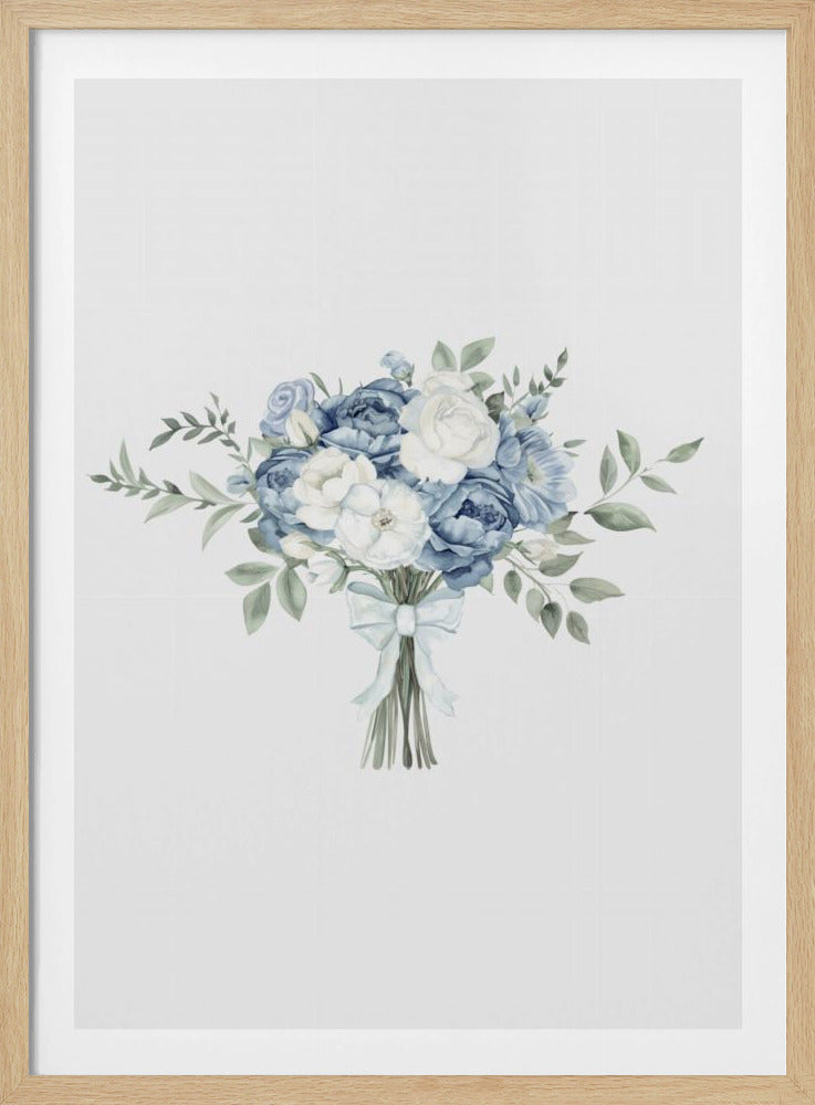 Kustboeket met strik | Poster