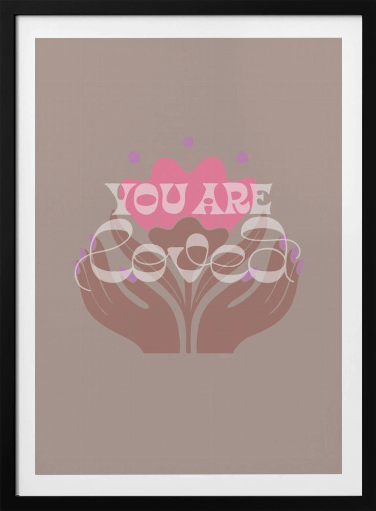 Je bent geliefd Latte | Poster