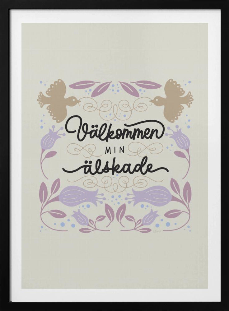 Välkommen Welkomstlicht | Poster