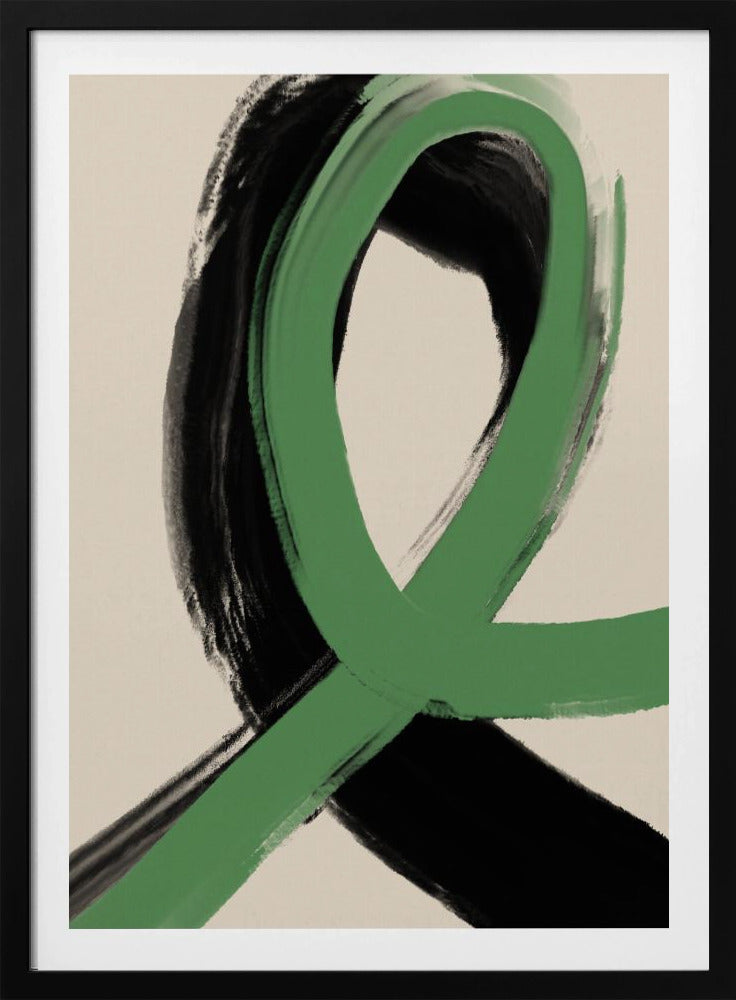 Groene lintstroom | Poster