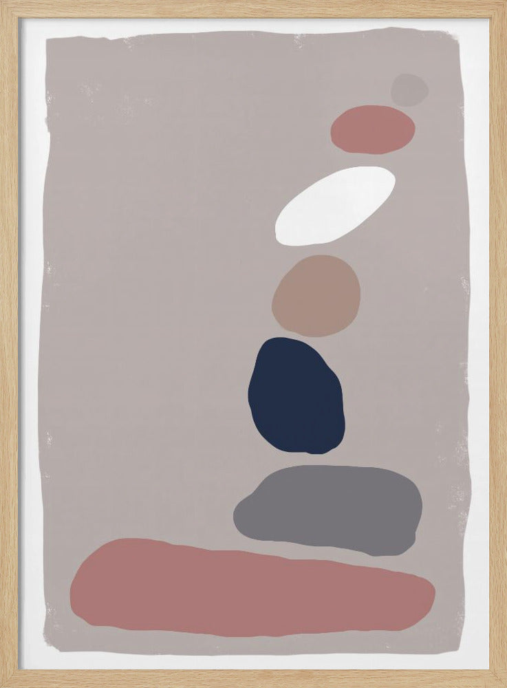 Abstracte kiezels | Poster