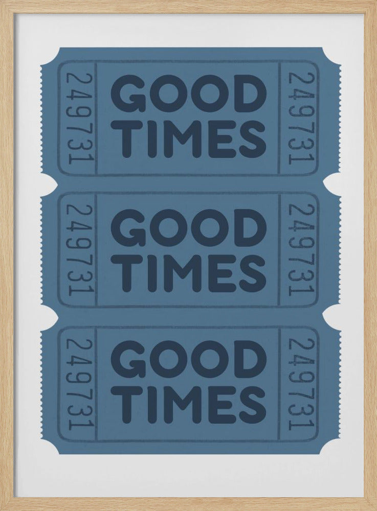 Blauwe Goede Tijden | Poster
