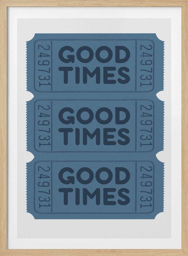 Blauwe Goede Tijden | Poster