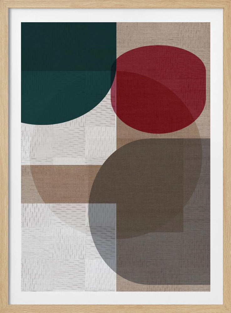 Woven Blue Green Red 2 | Poster