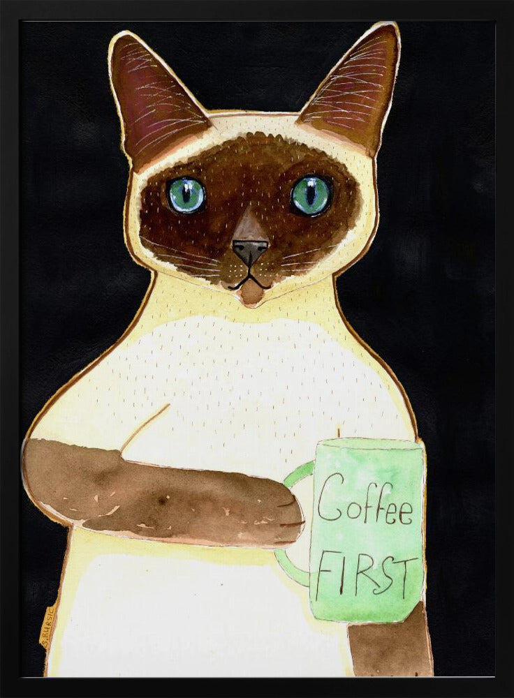 koffiekat 2 Siamese | Poster