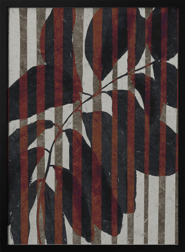 Gestreepte Botanische | Poster