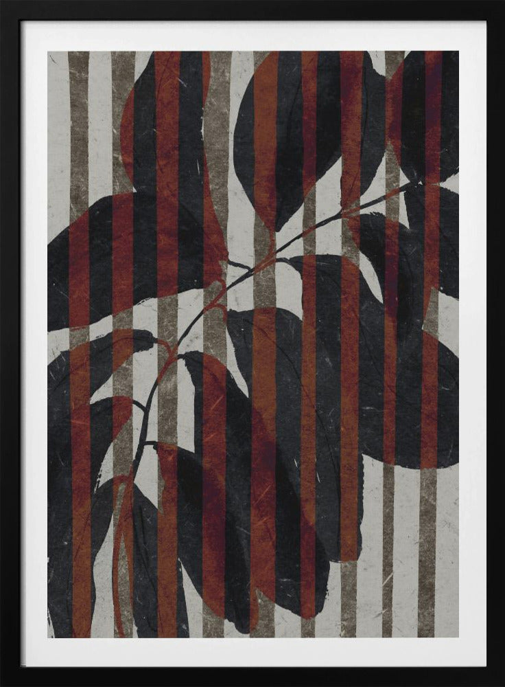 Gestreepte Botanische | Poster