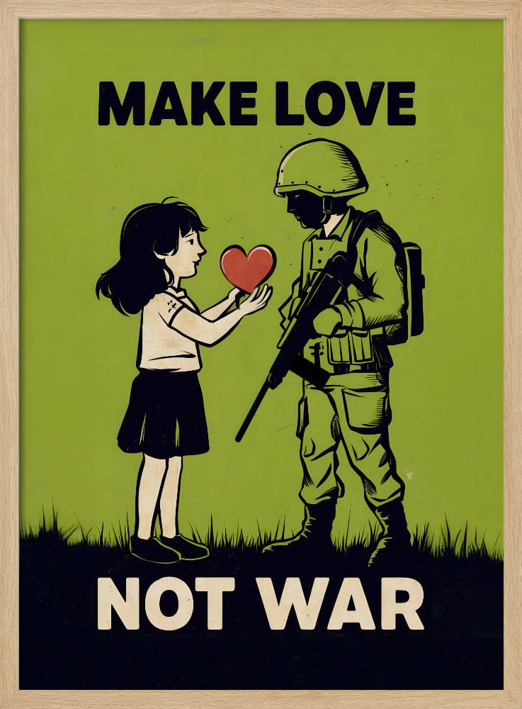 Make Love Not War | Poster