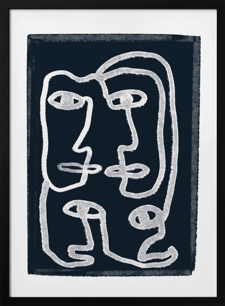 Marine Abstract Mensen | Poster