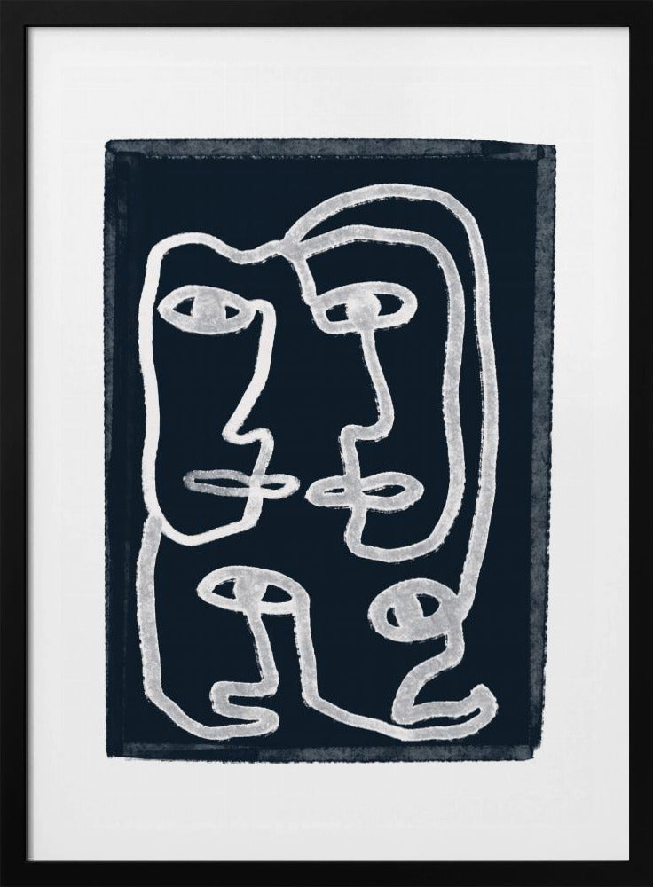 Marine Abstract Mensen | Poster