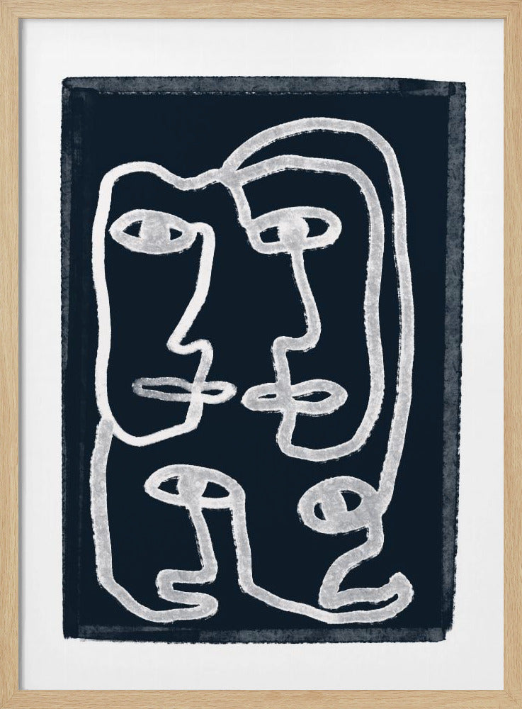 Marine Abstract Mensen | Poster