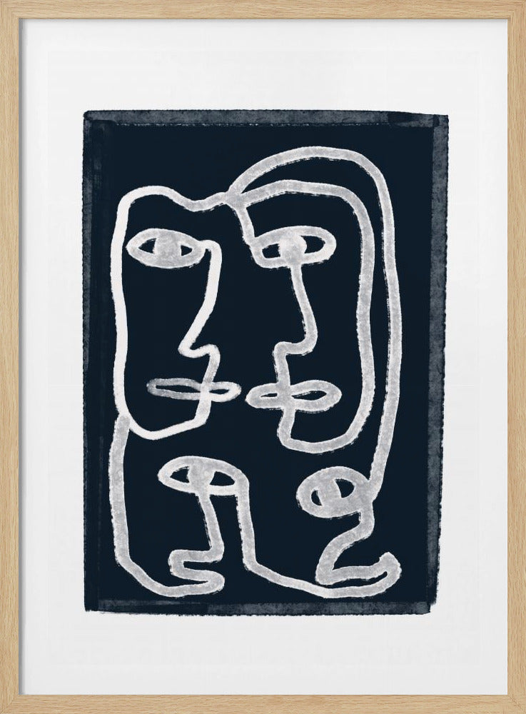 Marine Abstract Mensen | Poster