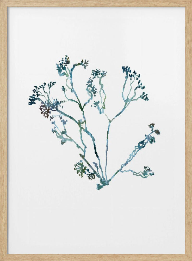 Delicate Blue Flowers 2 | Poster