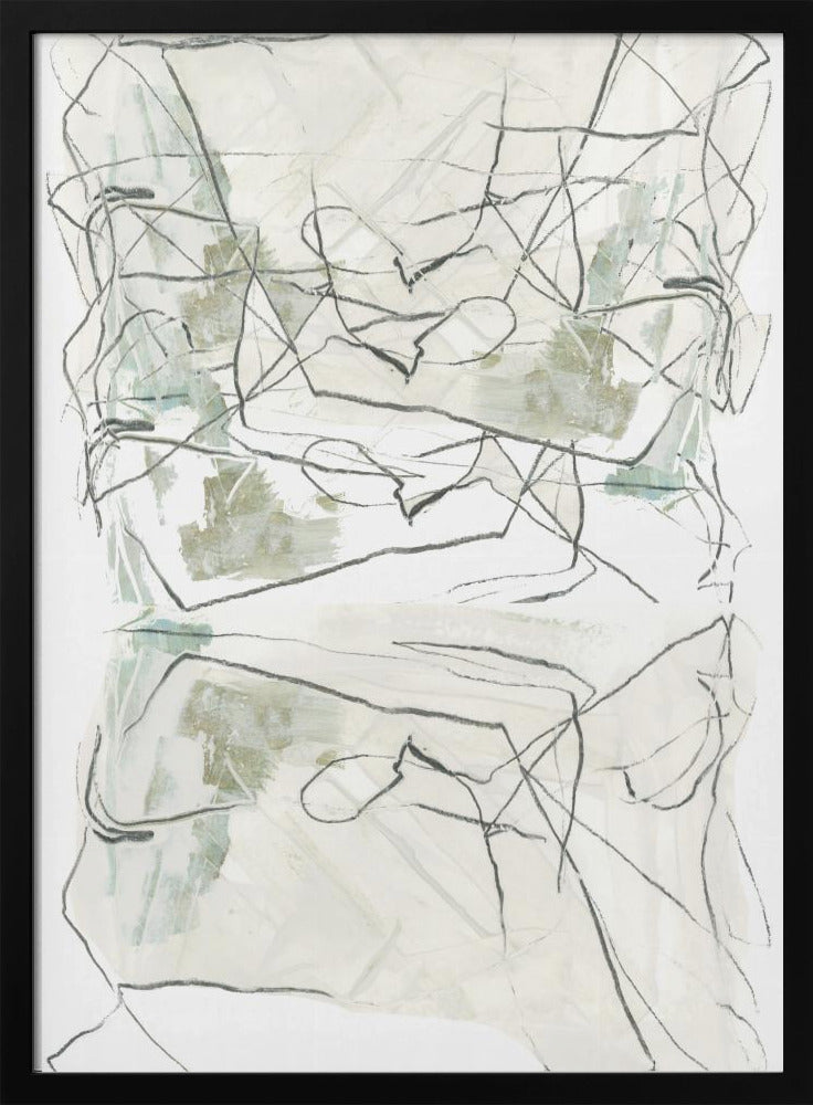 Neutrale abstracte vormen 5 | Poster