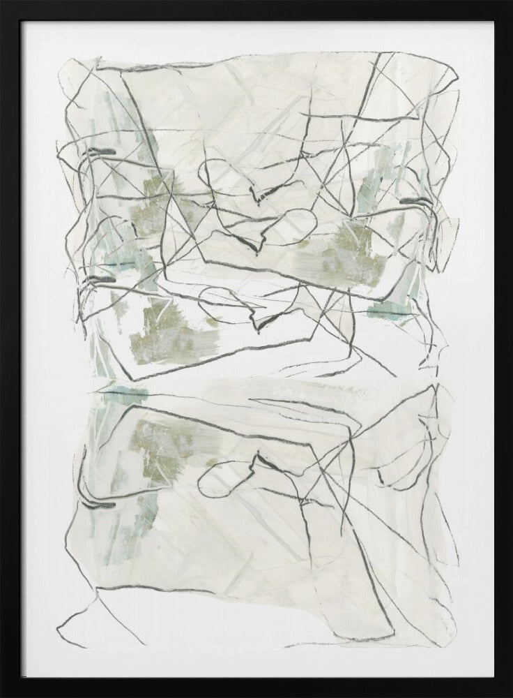 Neutrale abstracte vormen 5 | Poster