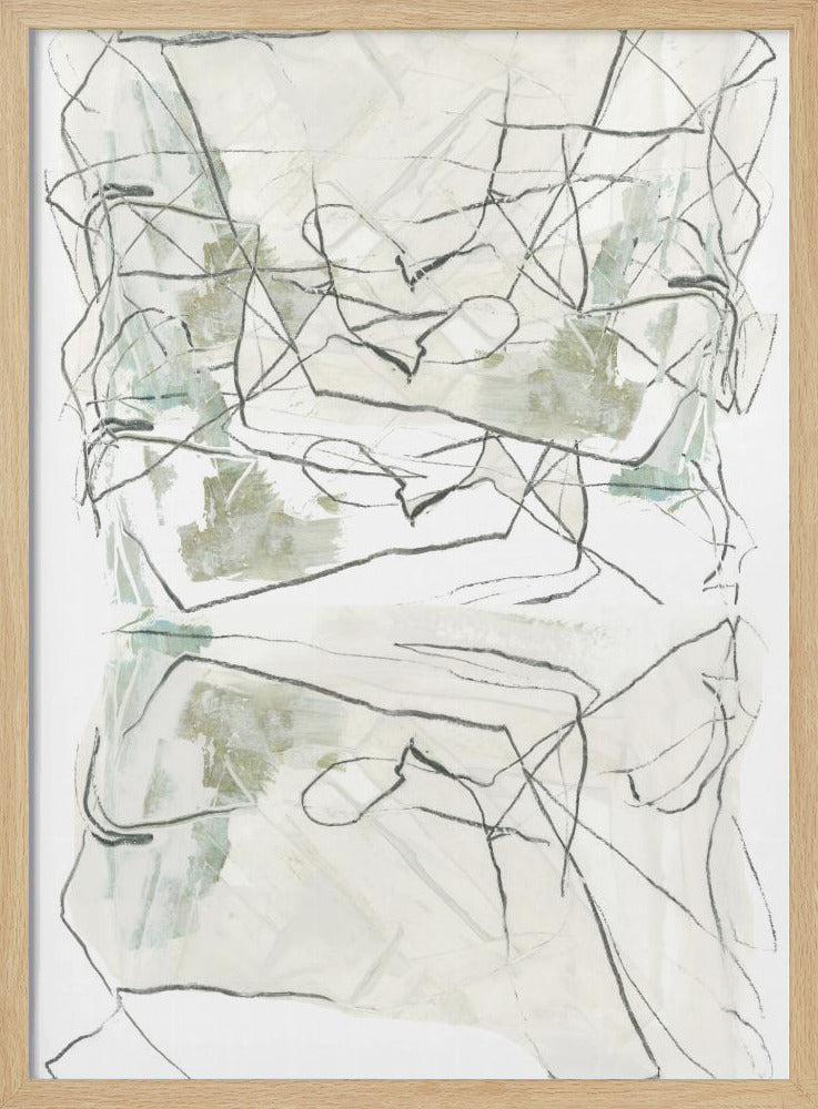Neutrale abstracte vormen 5 | Poster