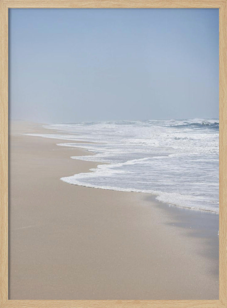 Blauw en Zand 1 | Poster