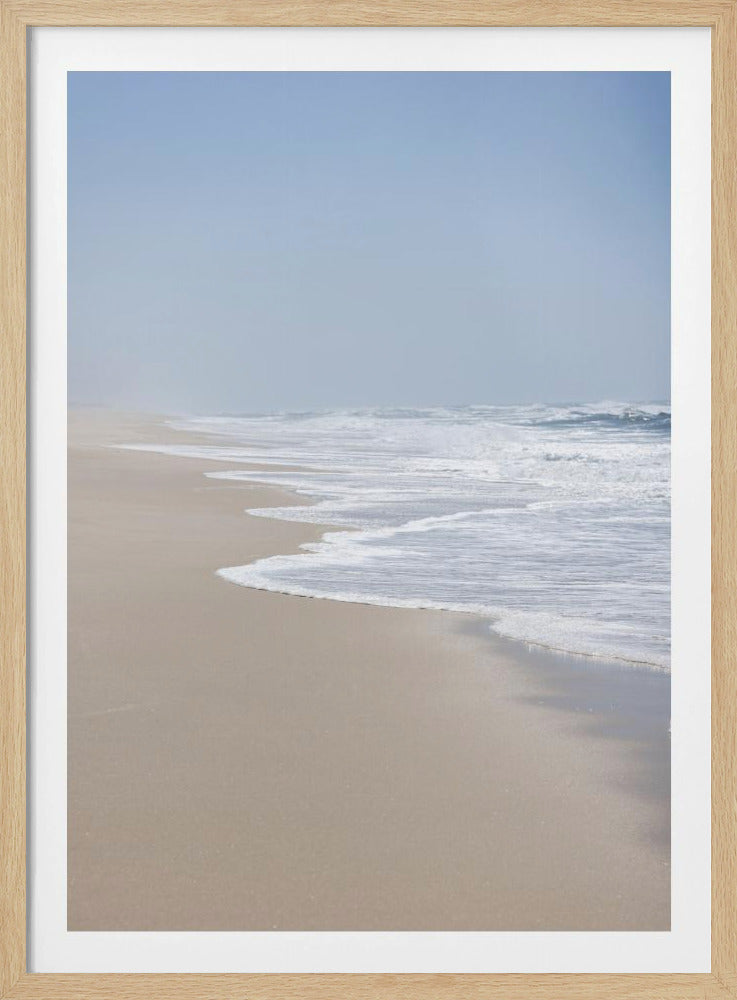 Blauw en Zand 1 | Poster