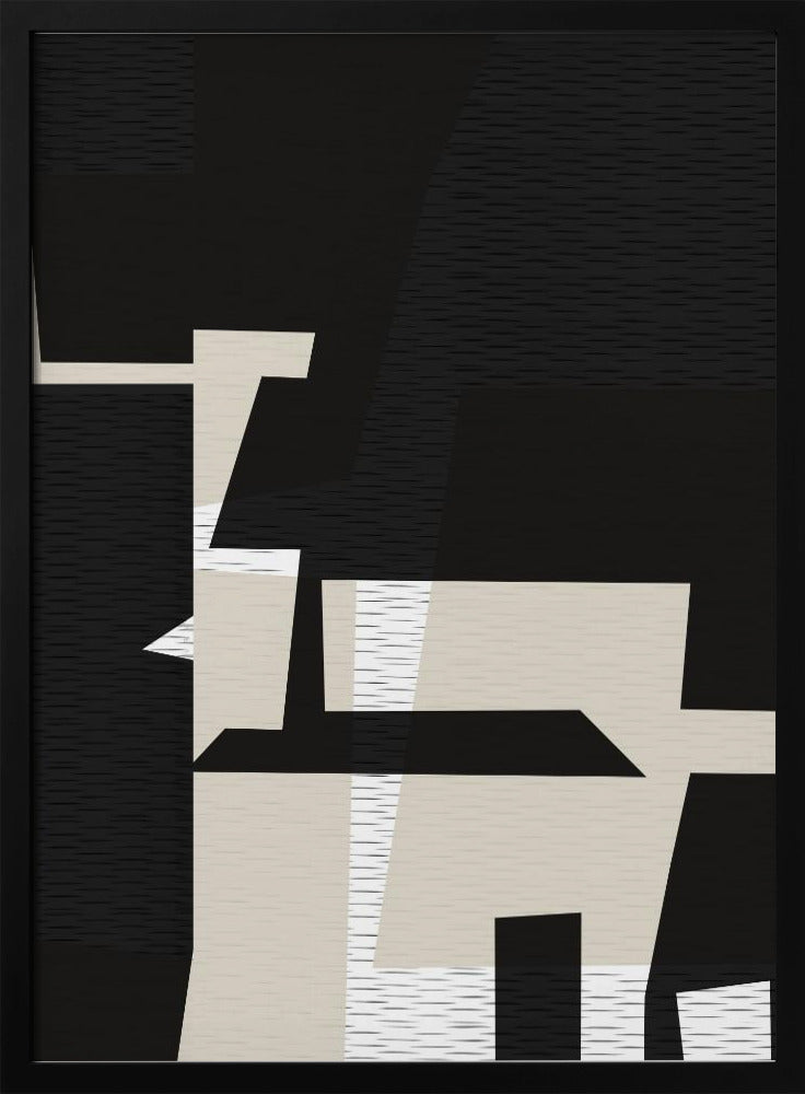 Minimalistisch Geweven Textiel 3 | Poster