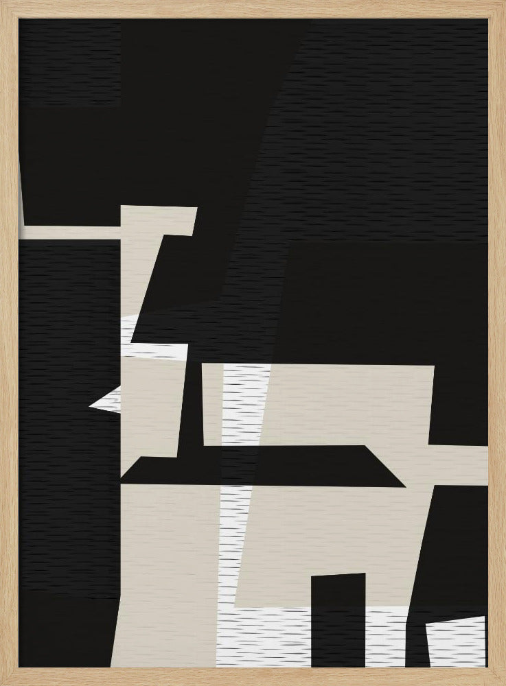 Minimalistisch Geweven Textiel 3 | Poster