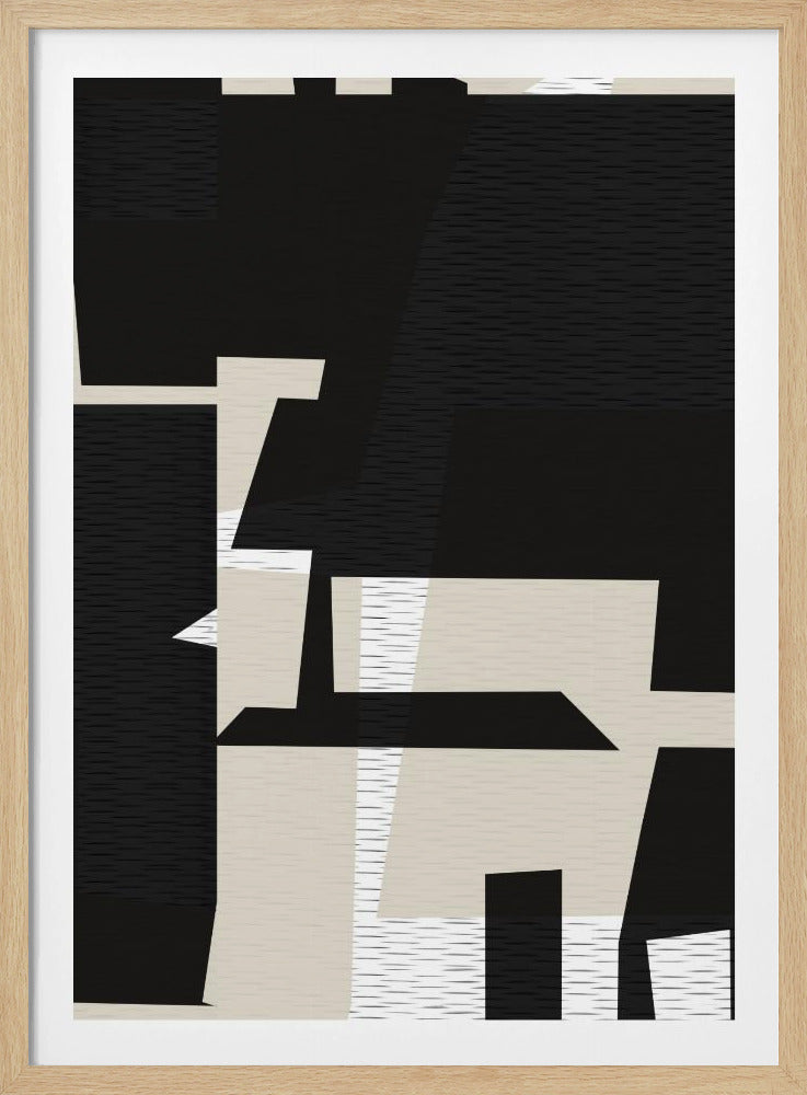 Minimalistisch Geweven Textiel 3 | Poster