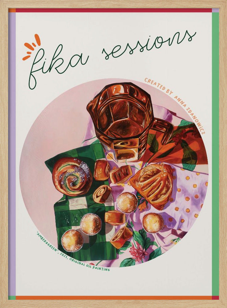Amber en Groen | Poster