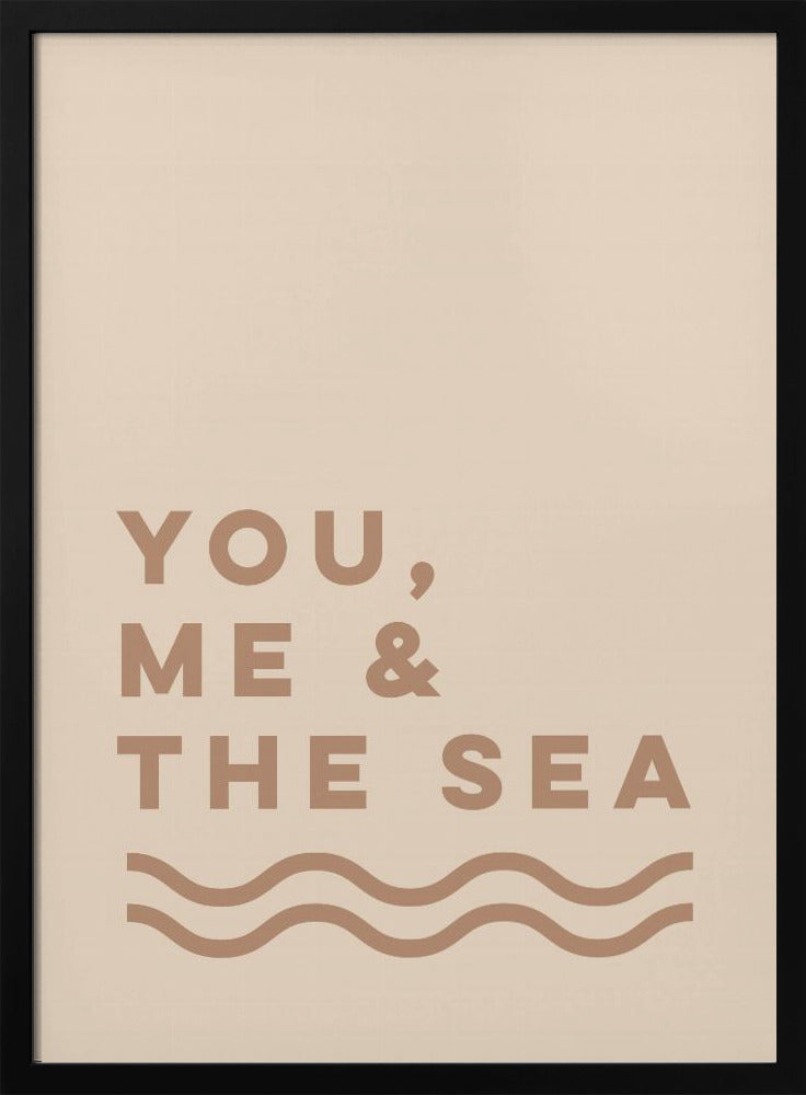 Jij, ik en de zee (zand) | Poster