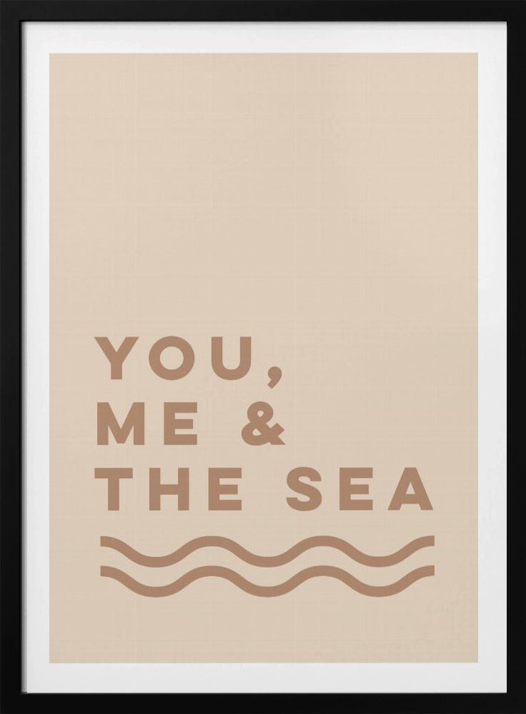 Jij, ik en de zee (zand) | Poster