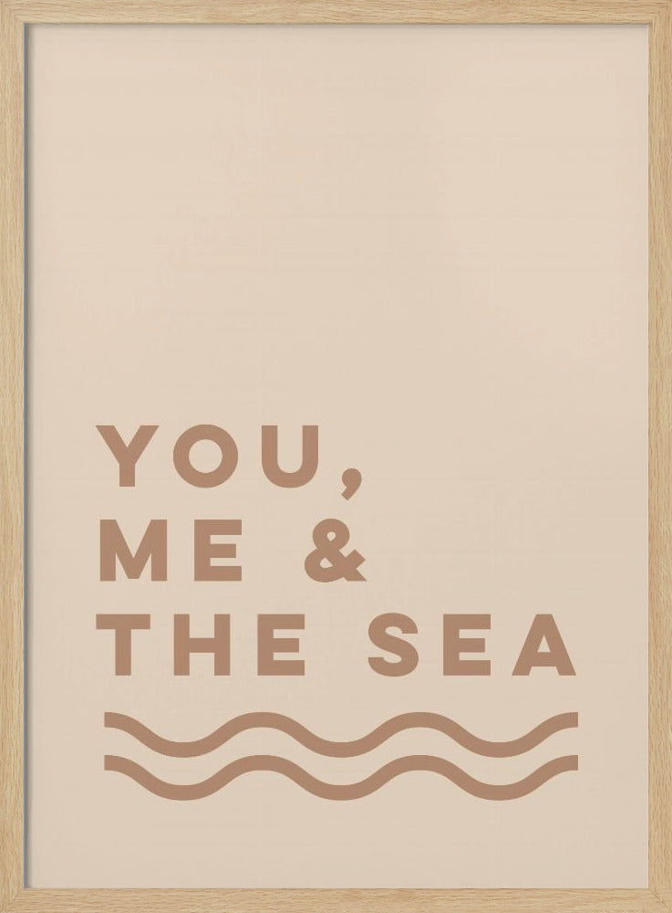 Jij, ik en de zee (zand) | Poster