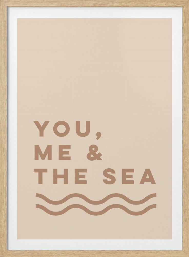 Jij, ik en de zee (zand) | Poster