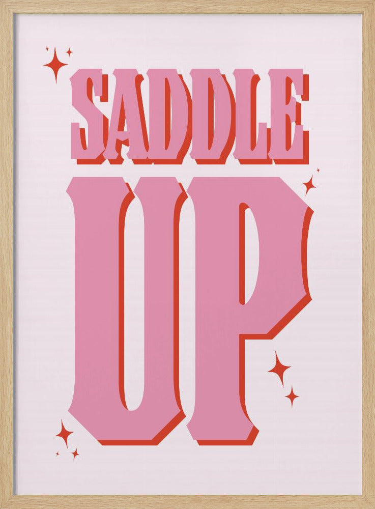 Zadel op | Poster