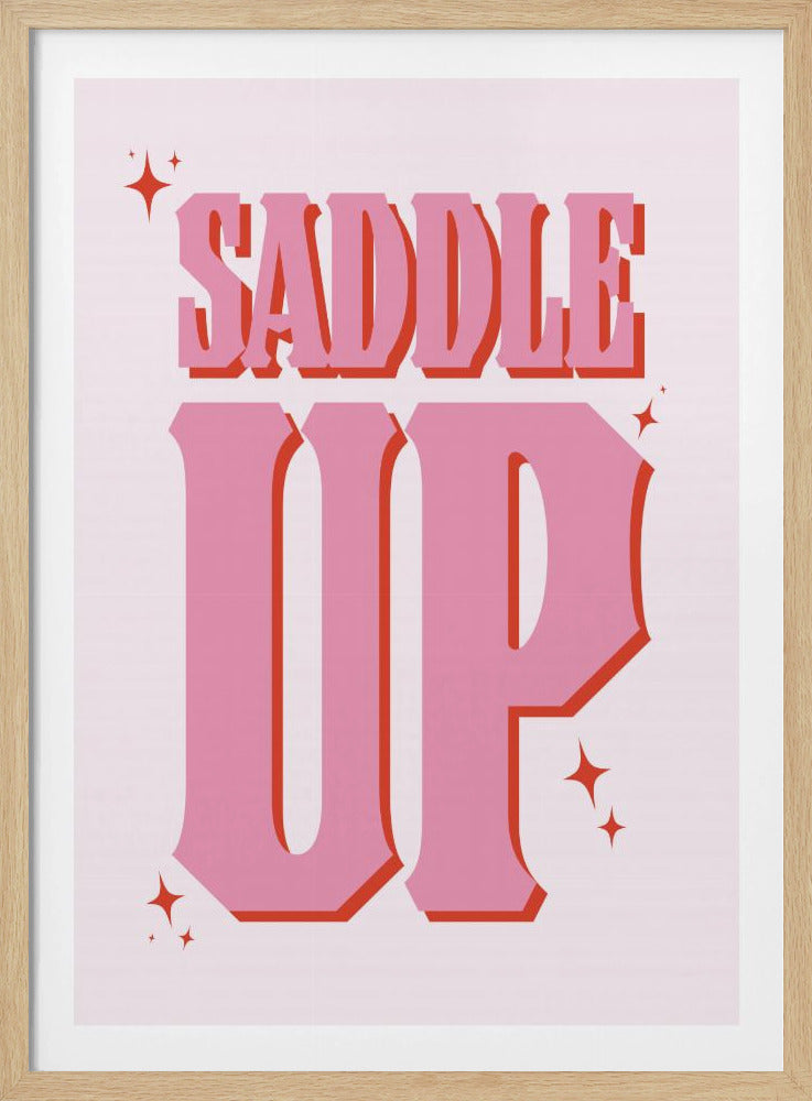 Zadel op | Poster