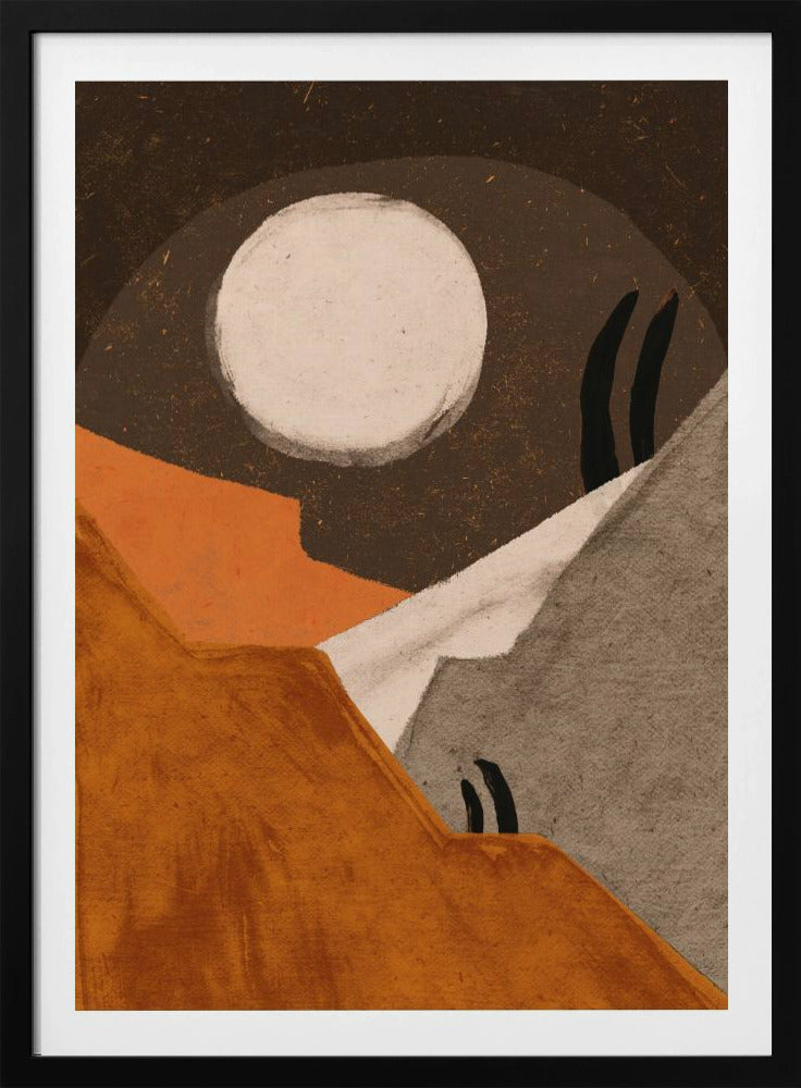 Maanlandschap | Poster