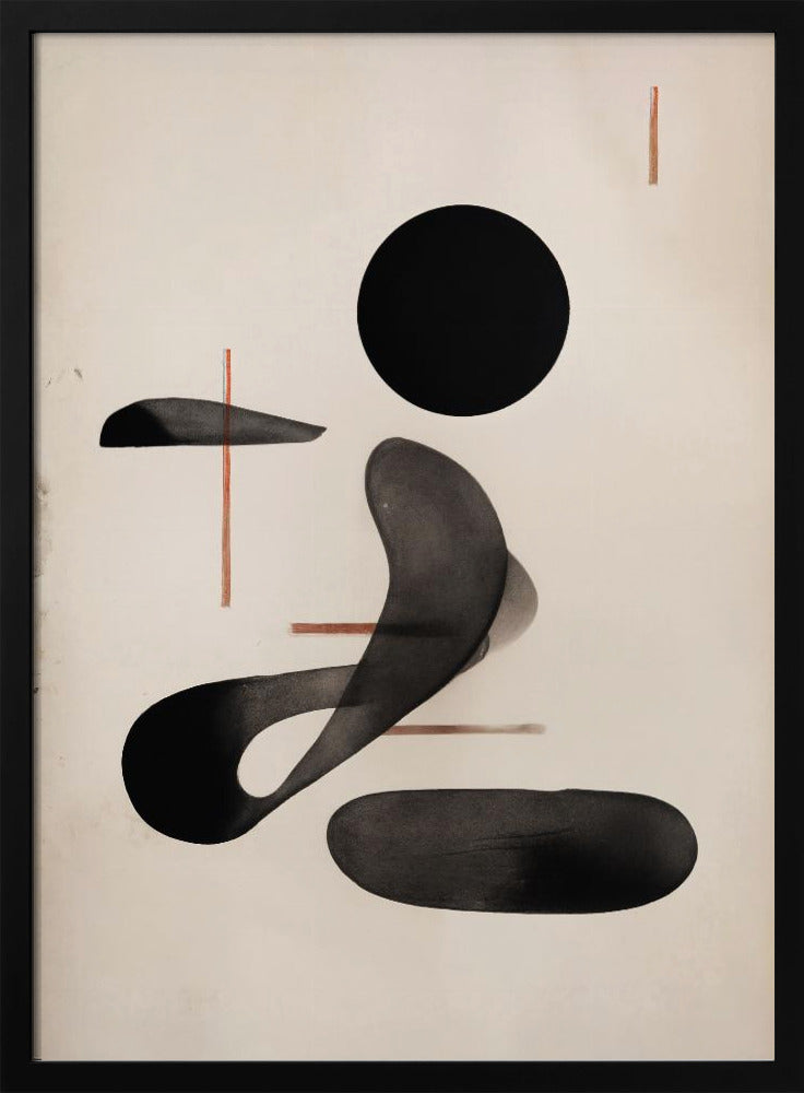 Abstracte stroomvormen | Poster