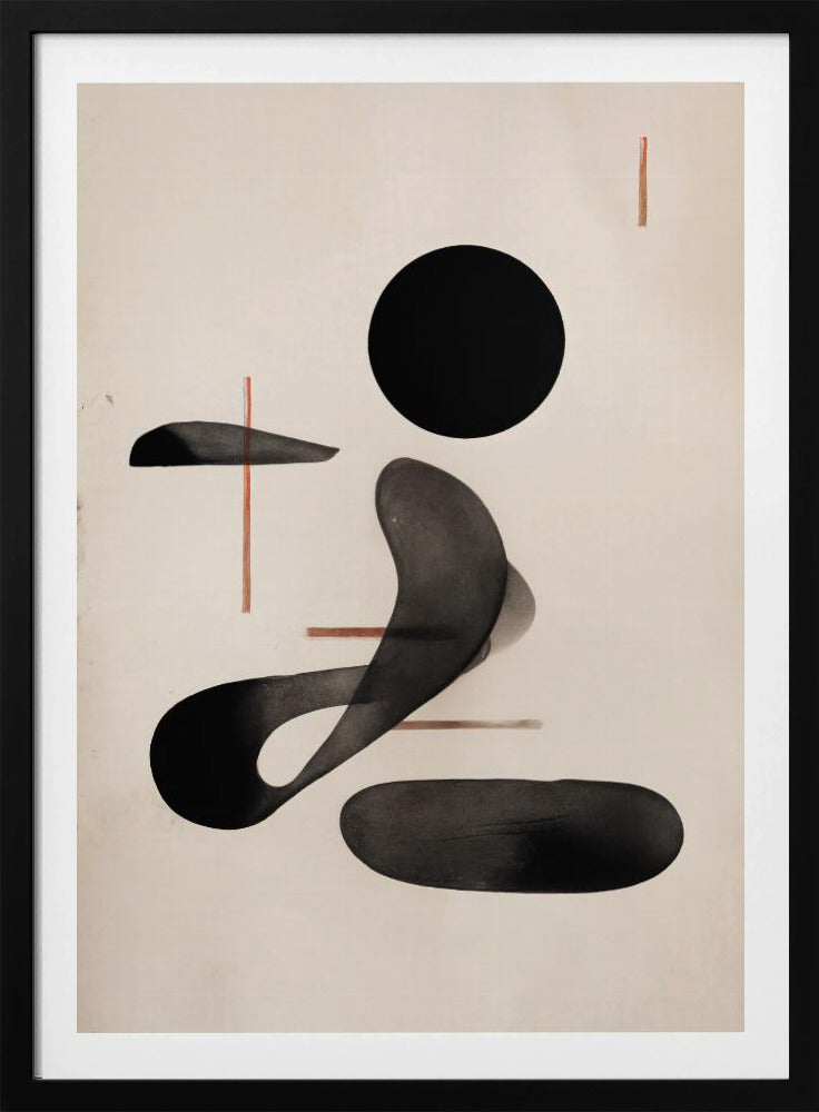 Abstracte stroomvormen | Poster