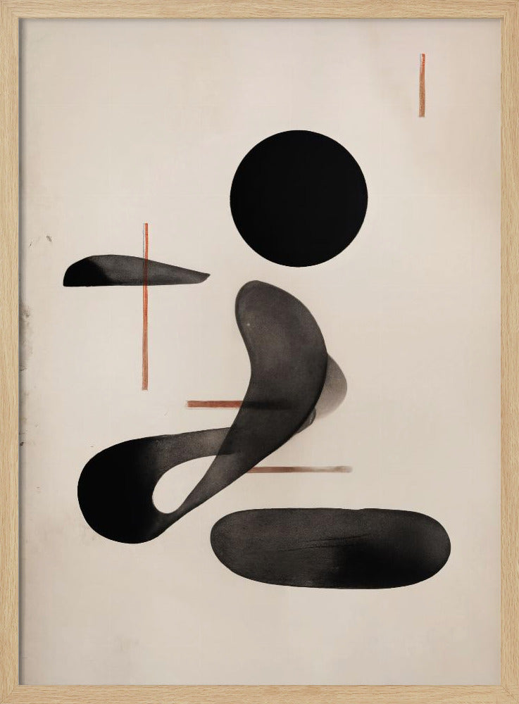Abstracte stroomvormen | Poster