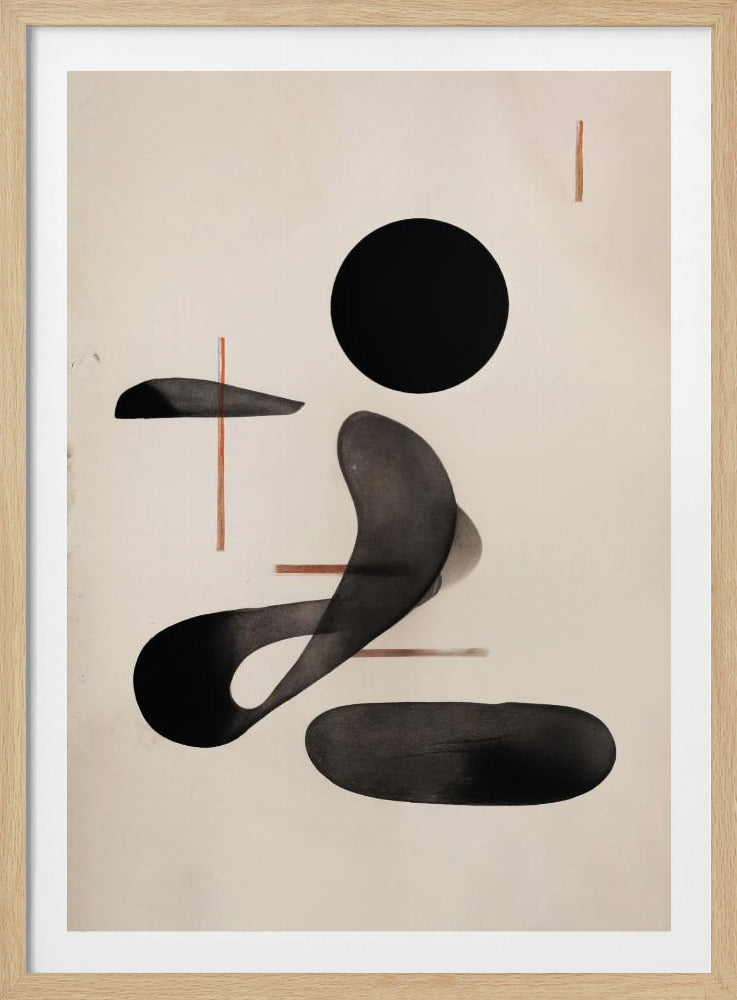 Abstracte stroomvormen | Poster