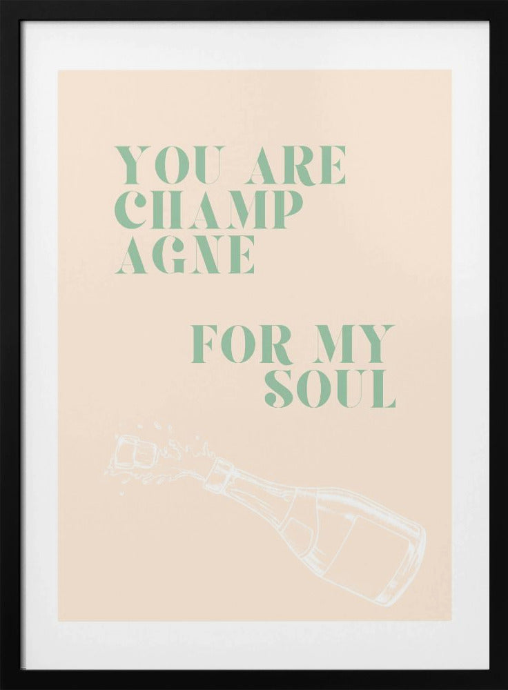 Champagne voor mijn ziel | Poster
