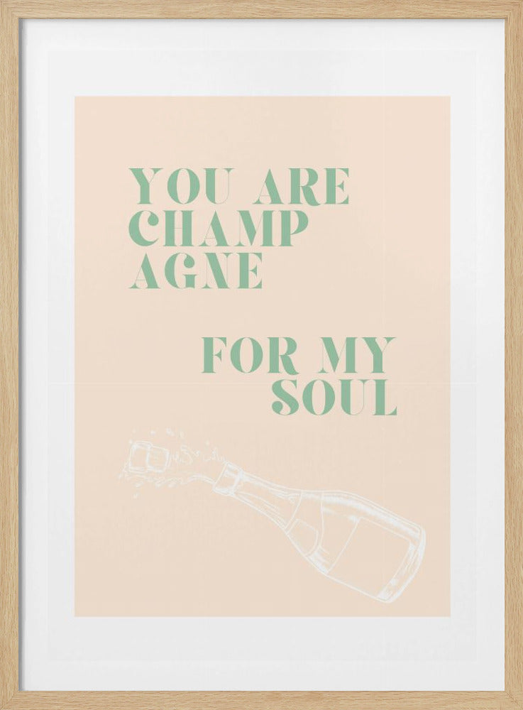 Champagne voor mijn ziel | Poster